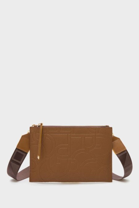 Women Tándem Crossbody Bag Crossbody Bags Purificacion Garci Brown