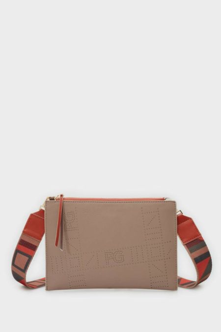 Women Tandem Crossbody Bag Crossbody Bags Purificacion Garci Taupe