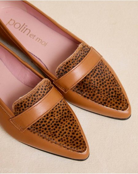 Women Titina Print Moccasin Polín Et Moi Camel Footwear