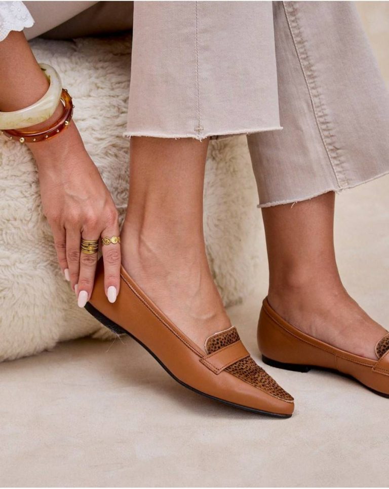 Women Titina Print Moccasin Polín Et Moi Camel Footwear - Image 5