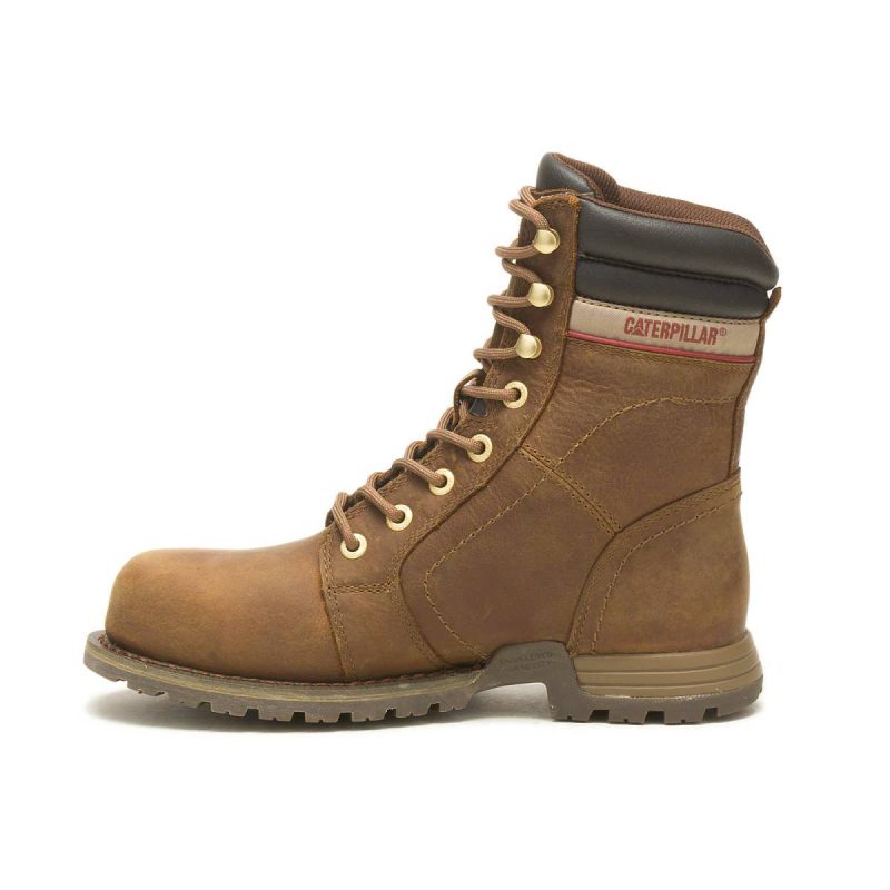 Women's Echo Waterproof Steel Toe Work Boot Boots Women Pyramid Cat - Image 4