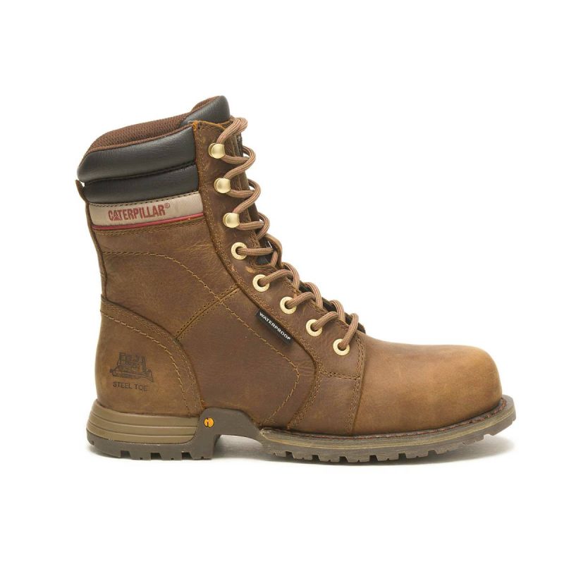 Women's Echo Waterproof Steel Toe Work Boot Boots Women Pyramid Cat