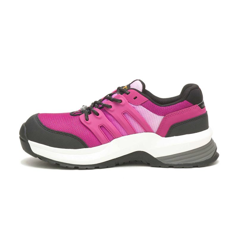 Women's Streamline 2.0 Composite Toe Work Shoe Women Festival Fuchsia Shoes Cat - Image 3