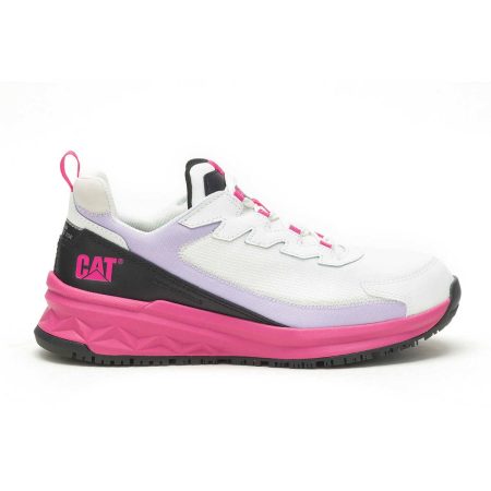 Women's Streamline Runner Carbon Composite Toe Work Shoe Women Cat Bright White/Black Shoes