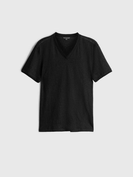 Wooster V-Neck T-Shirts Men Black John Varvatos