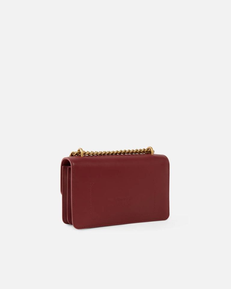 Wren Brown-Antique Gold Pinko Shoulder Bags Mini Love Bag One Simply - Image 2