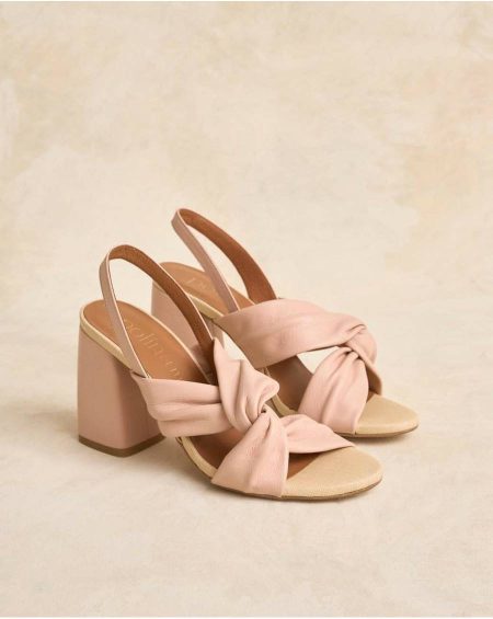 Zoi Knot Sandal Sandals Women Nude Polín Et Moi