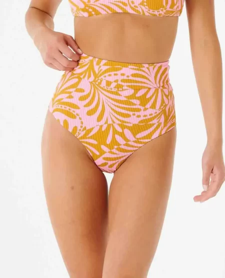 Afterglow High Waist Cheeky Bottom Bikini Bottoms Women Rip Curl