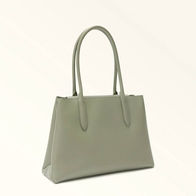 Agave B+Grigio Int. Totes Women Furla Meridiana Tote L - Image 3