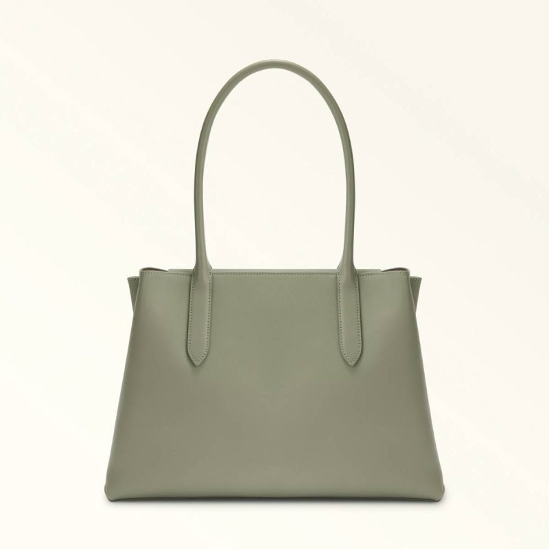 Agave B+Grigio Int. Totes Women Furla Meridiana Tote L