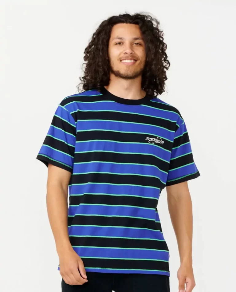 Archive Supercomp Stripe Tee Mens Rip Curl Tees & Tanks