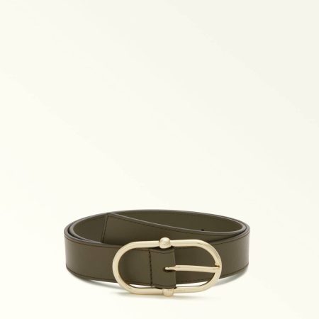 Belts Furla Camelia Fixed Belt Sage Women
