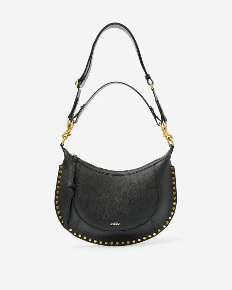 Black Crossbody Bags Women Naoko Bag In Grained Leather Isabel Marant - Image 3