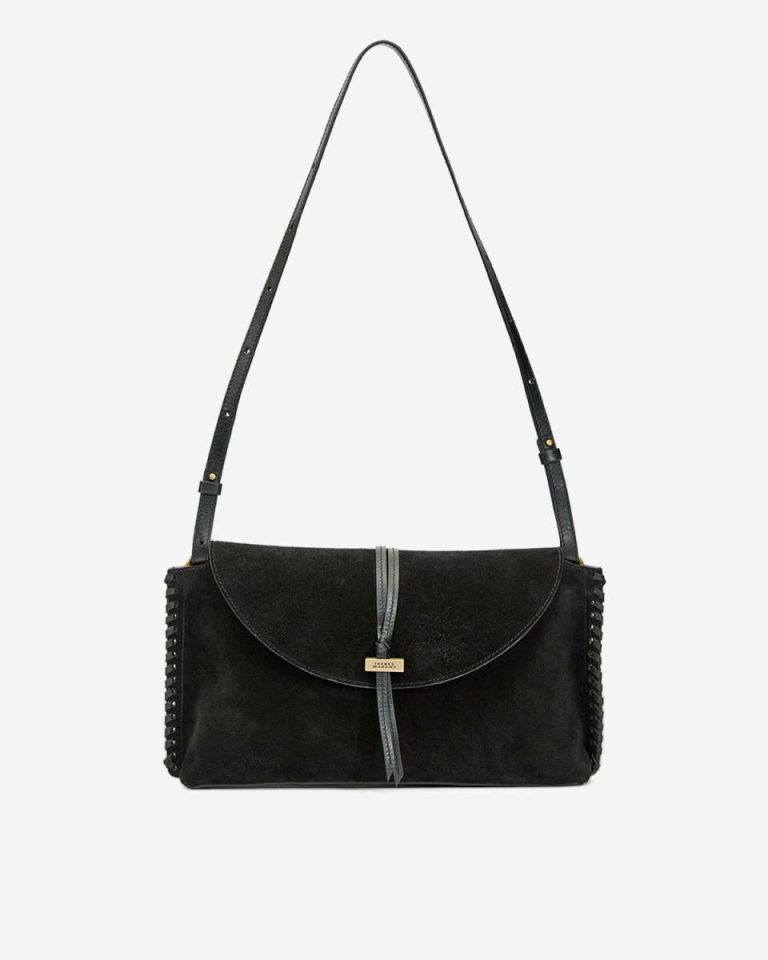 Black Isabel Marant Silao Clutch Crossbody Bags Women - Image 4