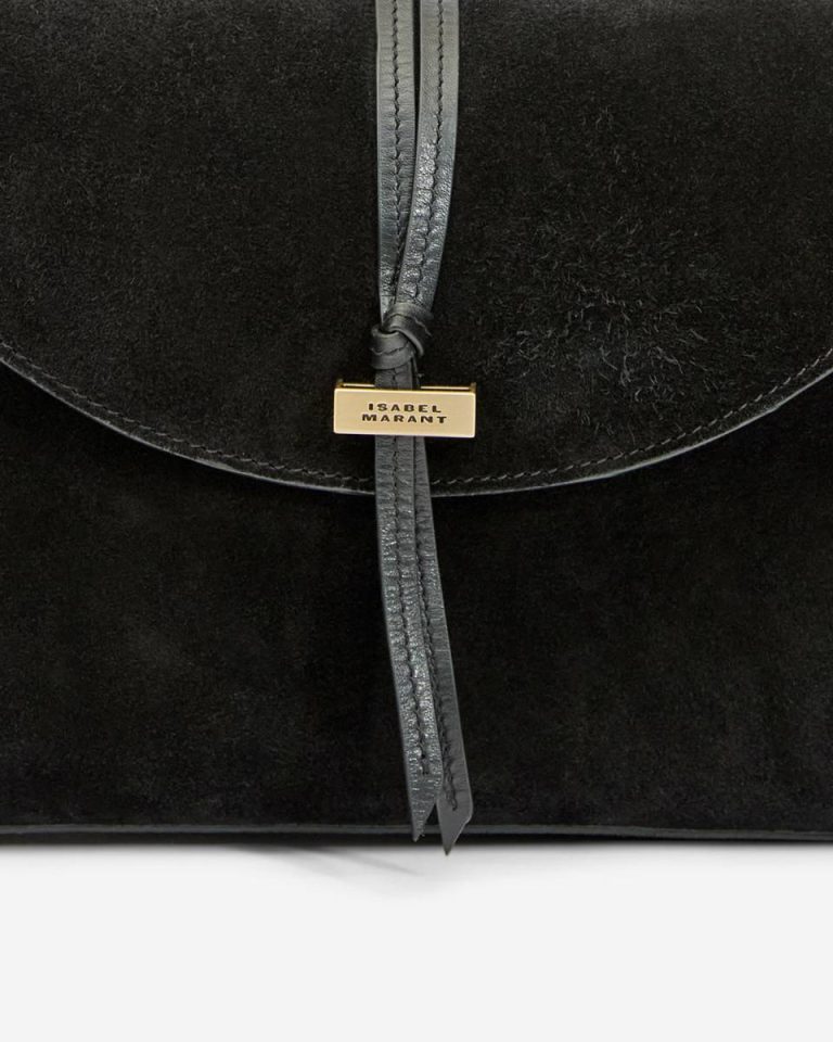 Black Isabel Marant Silao Clutch Crossbody Bags Women - Image 5