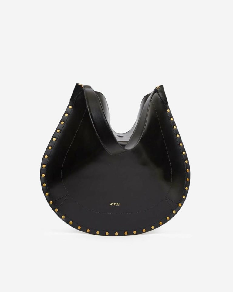 Black Shoulder Bags Isabel Marant Women Oskan Hobo Soft Bag - Image 2