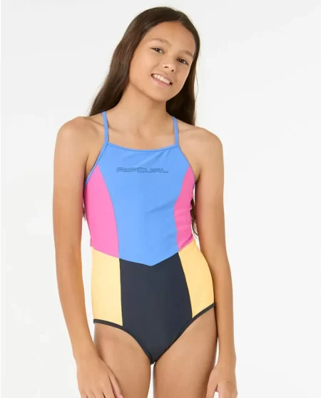 Block Party One Piece Swimwear Kids Rip Curl