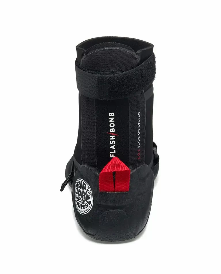 Booties Gloves & Hoods Rip Curl Flashbomb 7Mm Round Toe Booties Mens - Image 4