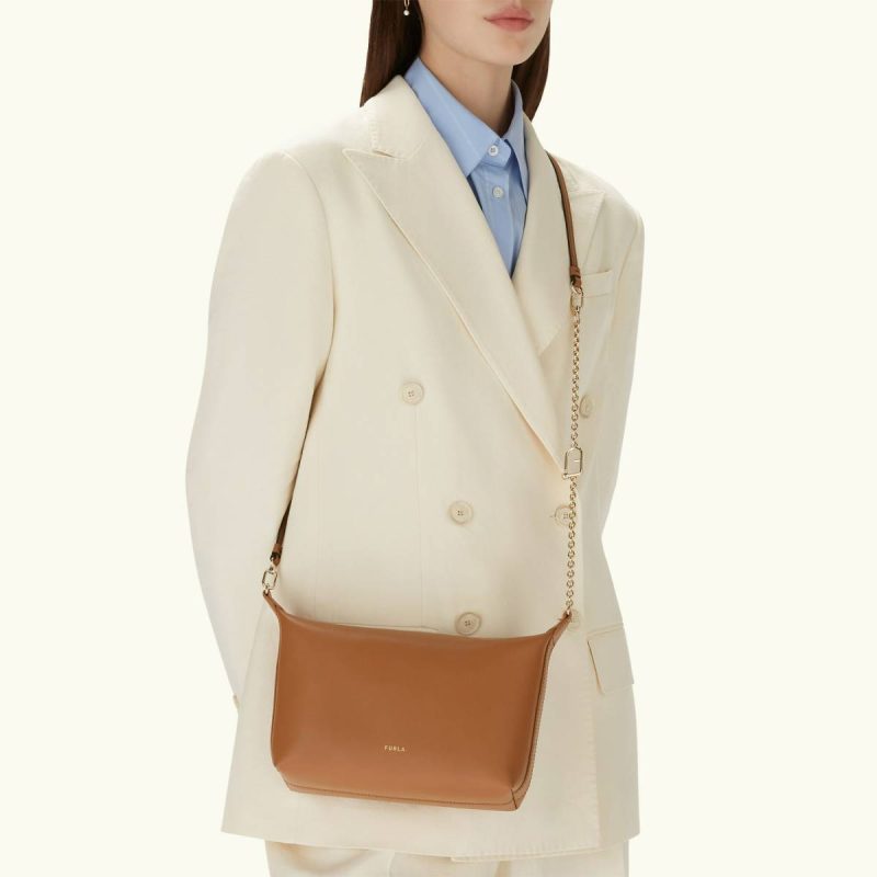 Brandy Crossbodies Furla Nuvola Mini Bag Women - Image 2