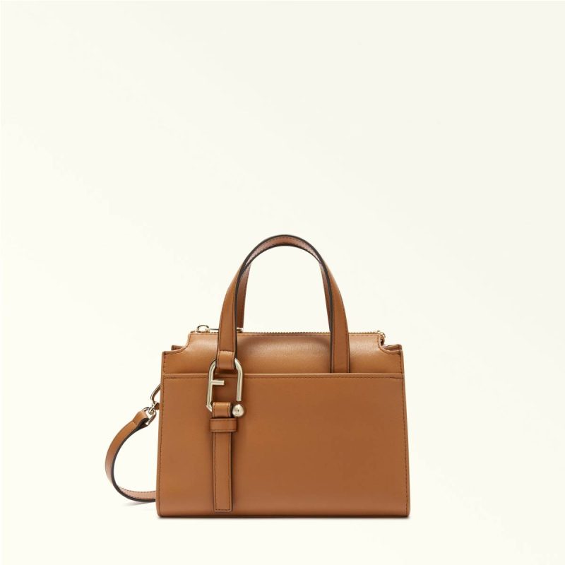 Brandy Women Furla Nuvola Boston Bag S Crossbodies