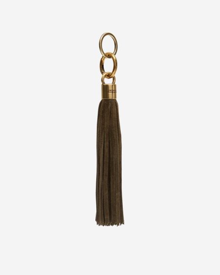 Bronze Women Isabel Marant Tassel Classic Keychain Clutches & Small Leather Goods