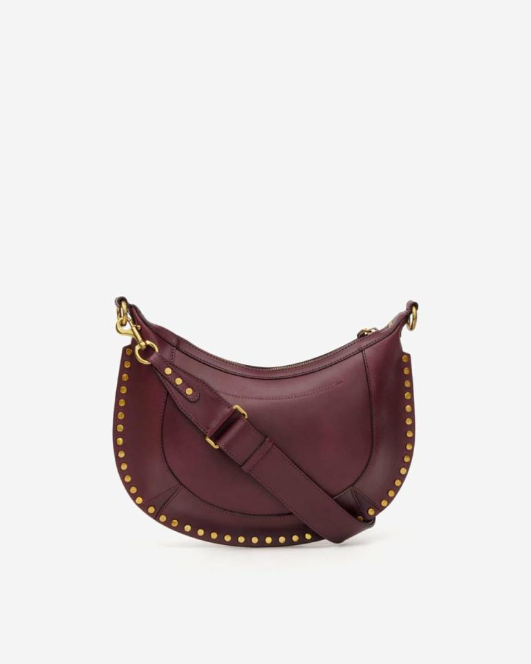 Burgundy Crossbody Bags Women Isabel Marant Naoko Bag - Image 2