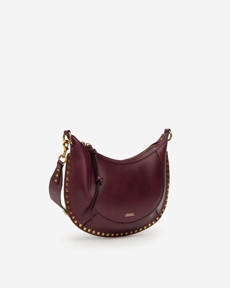 Burgundy Crossbody Bags Women Isabel Marant Naoko Bag - Image 4