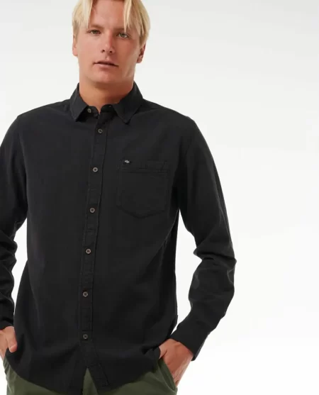 Classic Surf Washed Long Sleeve Shirt Rip Curl Mens Shirts & Flannels