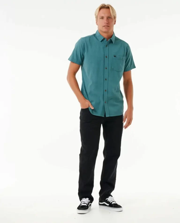 Classic Surf Washed Short Sleeve Shirt Shirts & Flannels Mens Rip Curl - Image 4