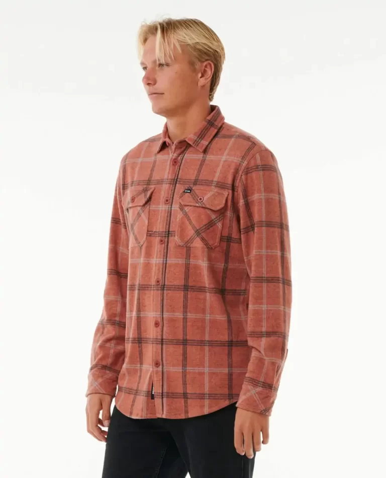 Clothing Grid Long Sleeve Shirt Mens Rip Curl - Image 2