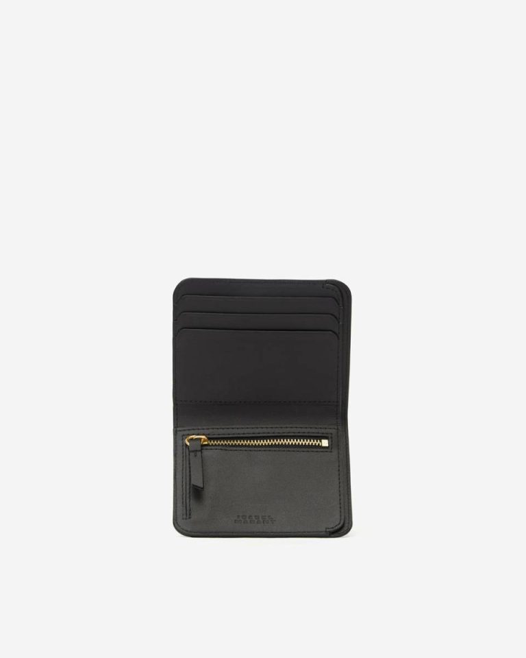 Clutches & Small Leather Goods Isabel Marant Black Women Wallet Leather Small Leather Goods - Image 4