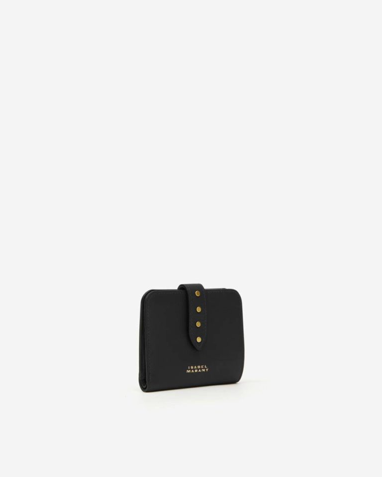 Clutches & Small Leather Goods Isabel Marant Black Women Wallet Leather Small Leather Goods