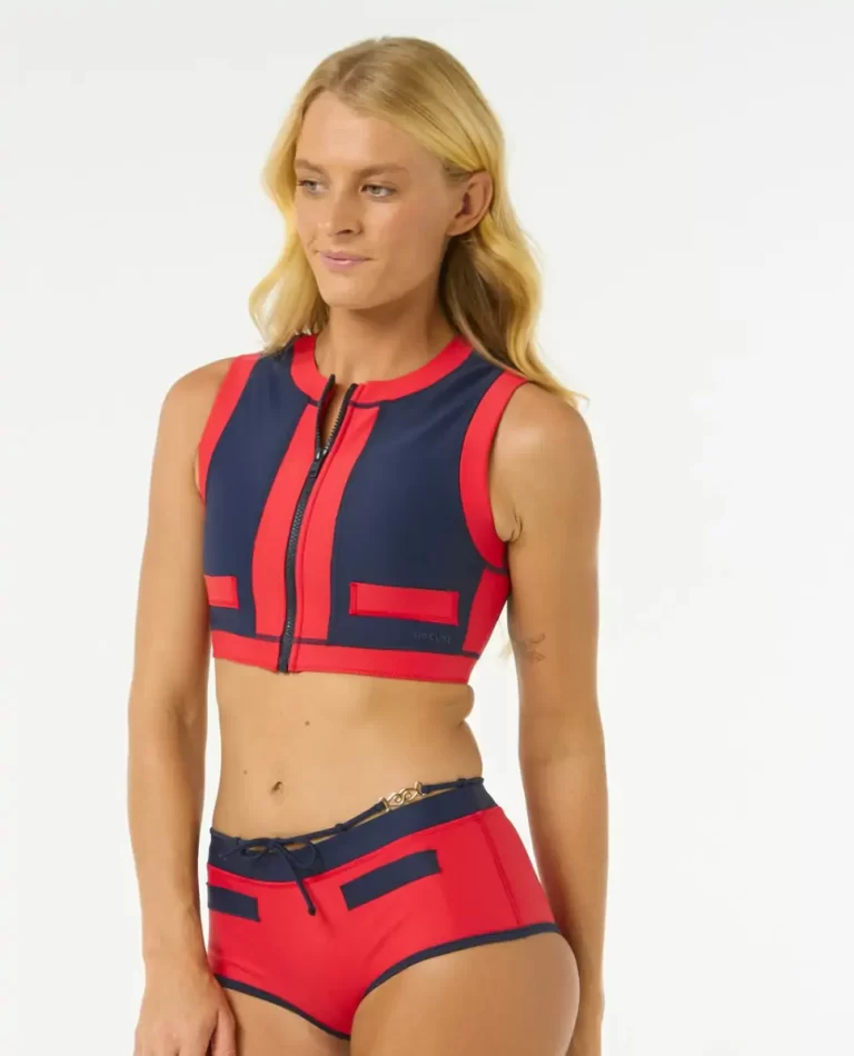 Coco Short Sleeve Vest Rip Curl Bikini Tops Women - Image 2