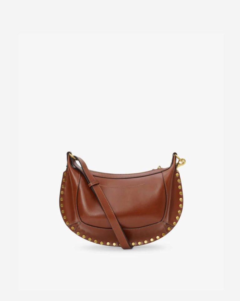 Cognac Oskan Moon Bag Isabel Marant Crossbody Bags Women - Image 4