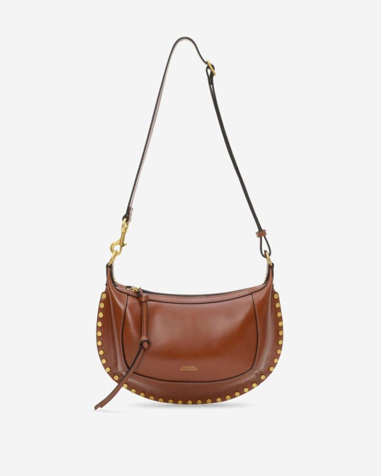 Cognac Oskan Moon Bag Isabel Marant Crossbody Bags Women - Image 5