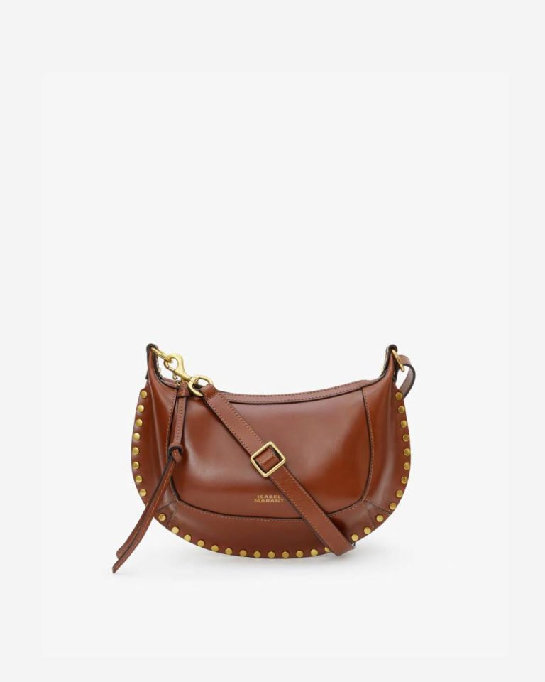 Cognac Oskan Moon Bag Isabel Marant Crossbody Bags Women