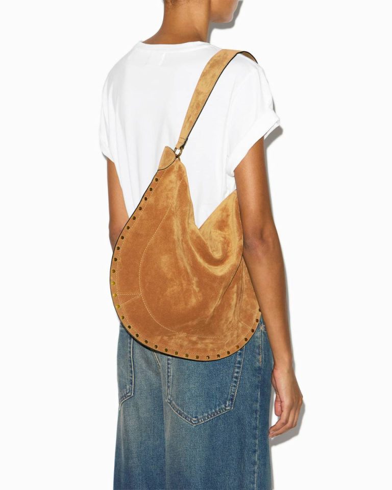 Cognac Shoulder Bags Oskan Hobo Soft Bag Isabel Marant Women - Image 4
