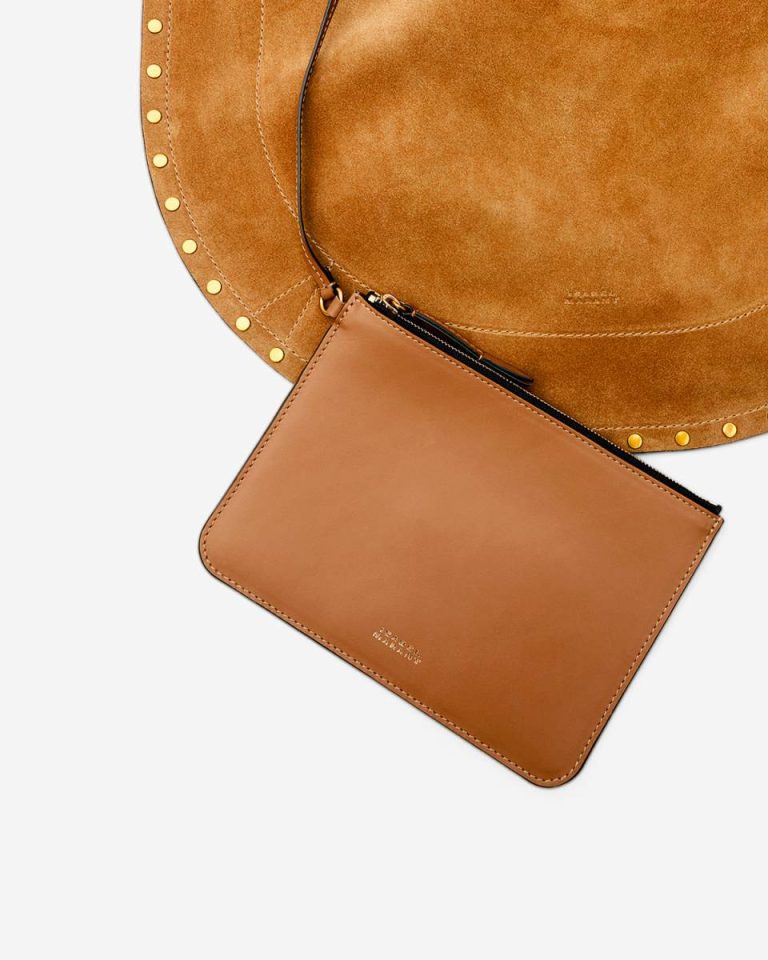Cognac Shoulder Bags Oskan Hobo Soft Bag Isabel Marant Women - Image 5
