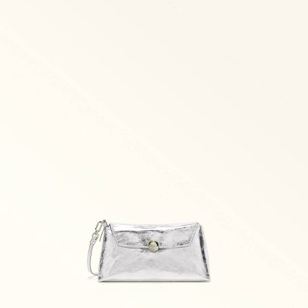 Color Silver Furla Sfera Soft Mini Bag Crossbodies Women