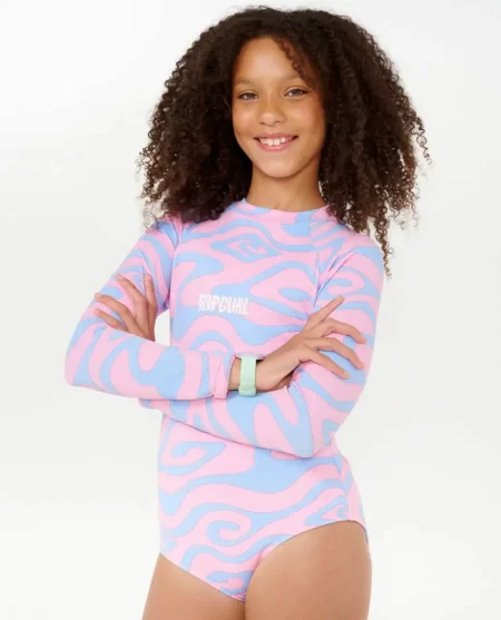 Cosmic Upf Long Sleeve Surf Suit Kids Swimwear Rip Curl