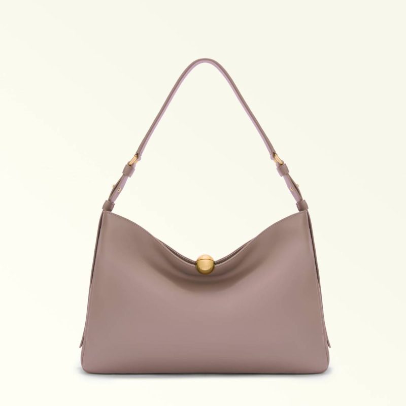 Crossbodies Furla Sfera Soft Shoulder Bag L Mauve Women