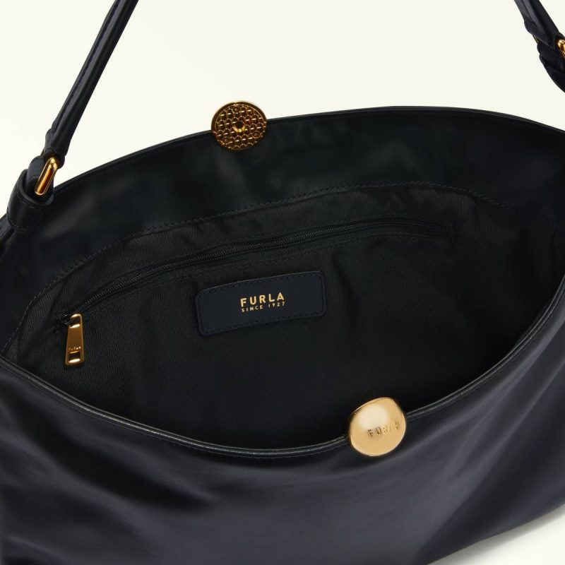 Crossbodies Furla Sfera Soft Shoulder Bag L Nero Women - Image 4