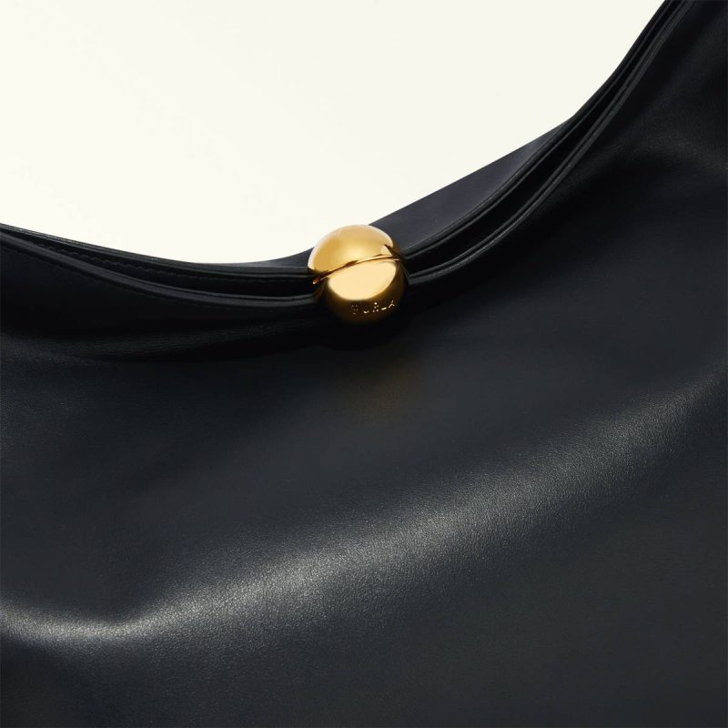 Crossbodies Furla Sfera Soft Shoulder Bag L Nero Women - Image 5