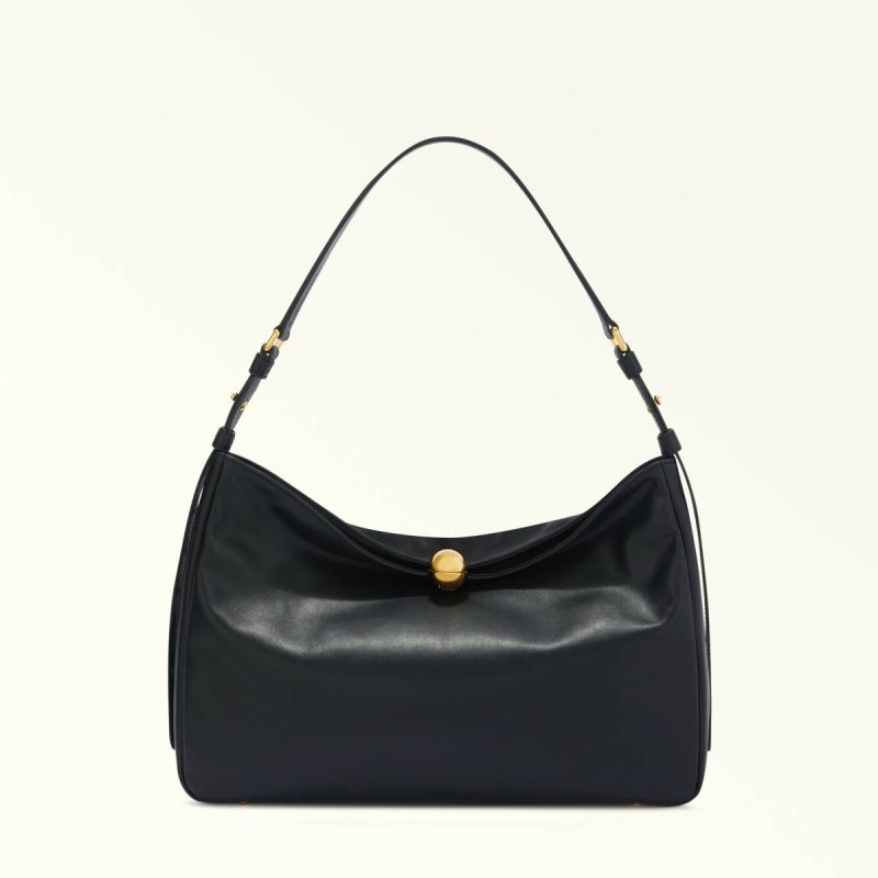 Crossbodies Furla Sfera Soft Shoulder Bag L Nero Women