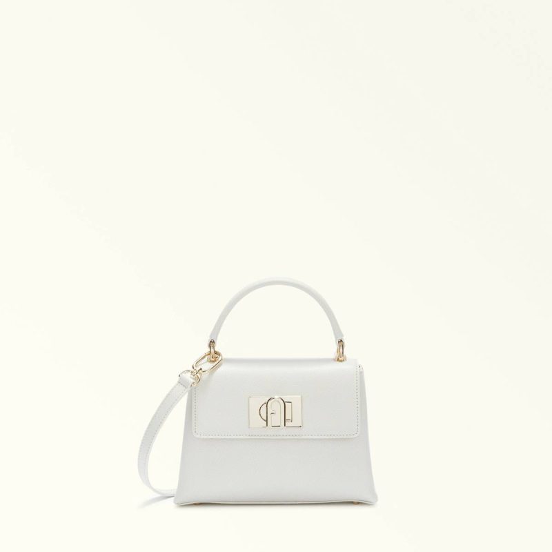 Crossbodies Women Furla 1927 Top Handle Mini Marshmallow