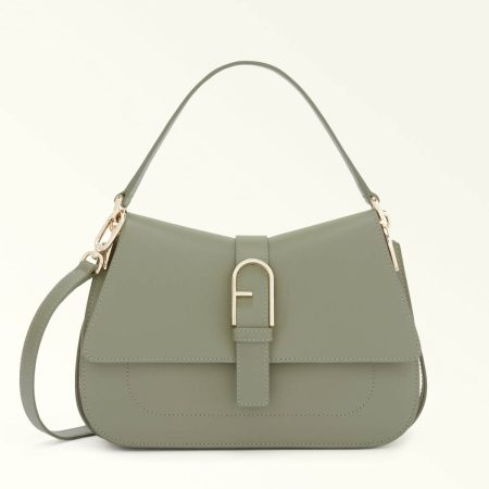 Crossbodies Women Furla Flow Top Handle M Agave B