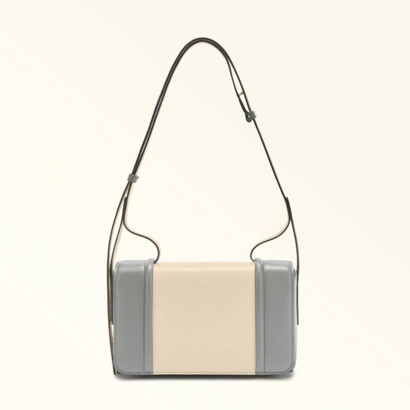 Crossbodies Women Furla Riva Crossbody S Ballerina I+Cenere