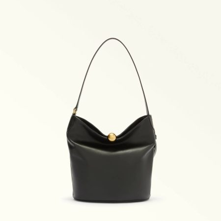 Crossbodies Women Furla Sfera Soft Bucket Bag S Nero