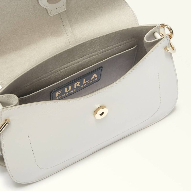 Crossbodies Women Marshmallow Furla Flow Top Handle M - Image 4