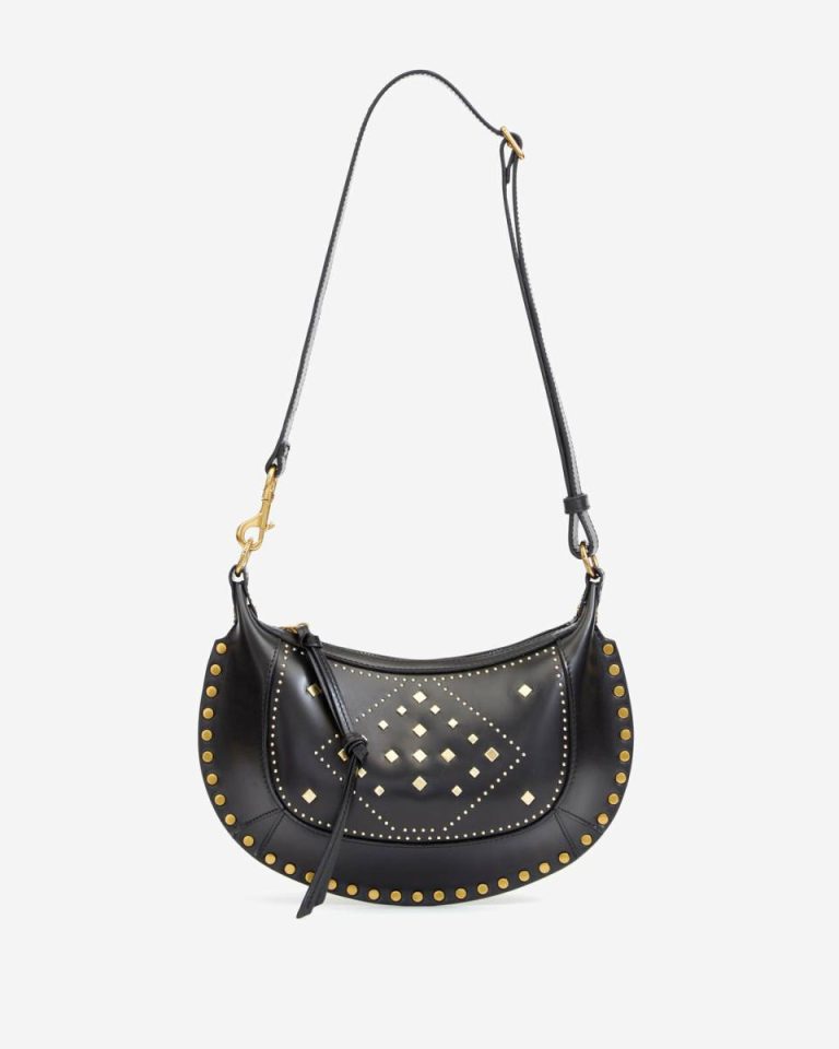 Crossbody Bags Isabel Marant Women Oskan Moon Bag Black - Image 2